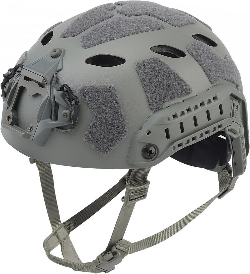 Aoutacc Lightweight Tactical Fast Helmet, Integrated Helmet with NVG Mount Base, Side Rails,Pre-Slotted Headset Strap for Outdoor Sports, CS - Image 1